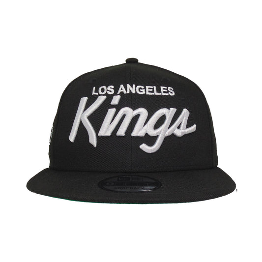 Los Angeles Kings New Era 9FIFTY Snapback Cap black script