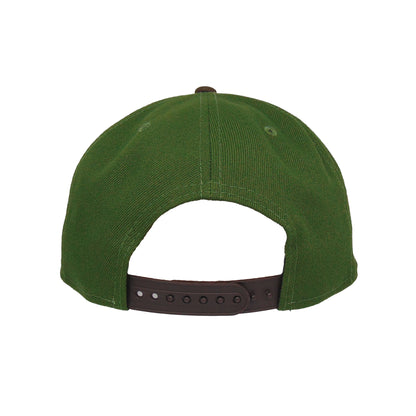 Anaheim Ducks New Era 9FIFTY Snapback Cap Alpine Green 30th dark green Undervisor View