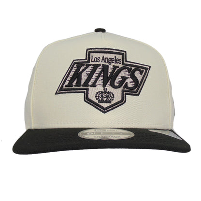 Los Angeles Kings New Era 9FIFTY Snapback Cap Chrome Black
