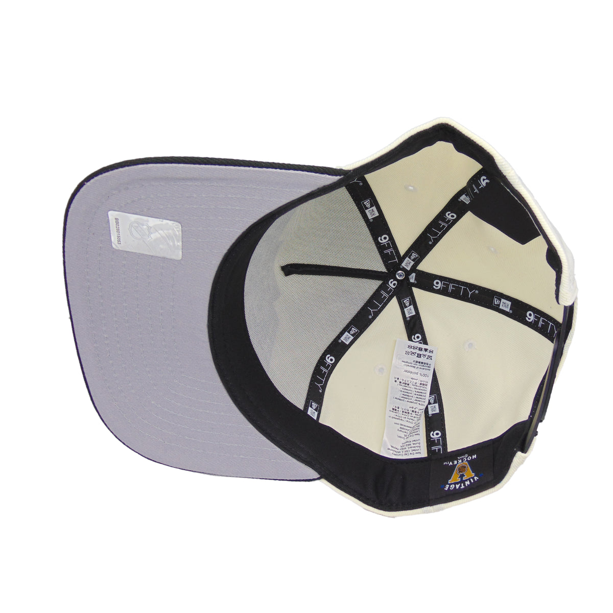 Los Angeles Kings New Era 9FIFTY Snapback Cap Chrome Black