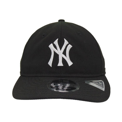 New York Yankees Custom 9FIFTY Retro Crown New Era Cap black black Front View