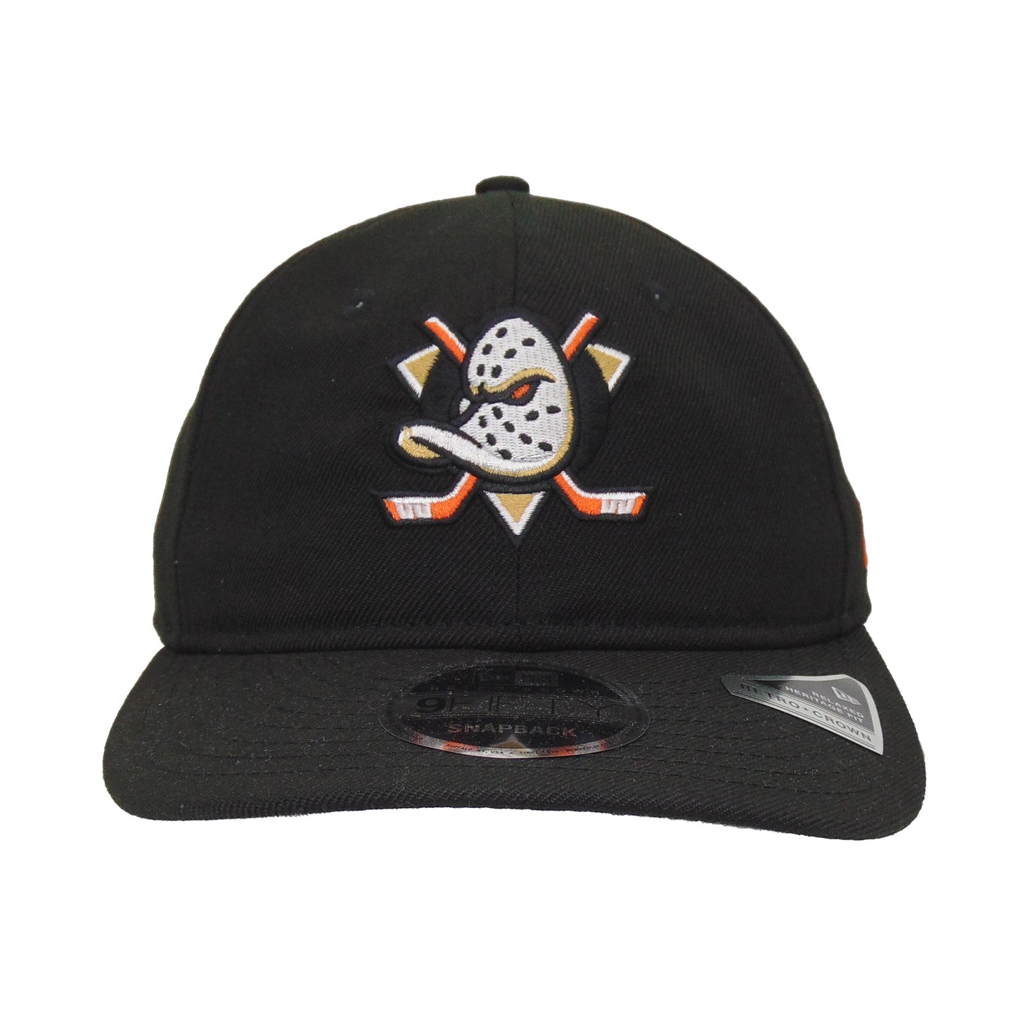 Anaheim Ducks Custom 9FIFTY Retro Crown New Era Cap black