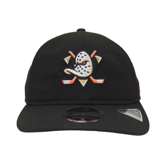 Anaheim Ducks Custom 9FIFTY Retro Crown New Era Cap black