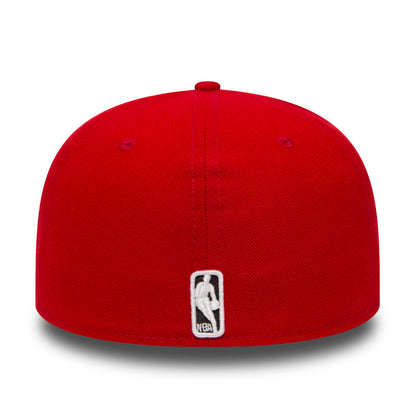 Chicago Bulls Basic New Era 59FIFTY Cap BRED red
black  Back View