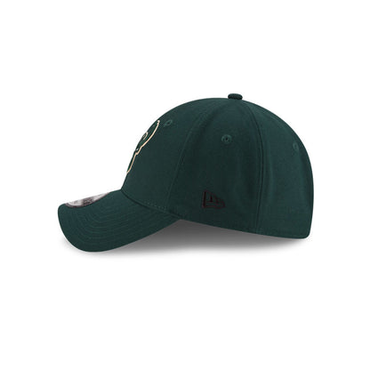 The League Milwaukee Bucks New Era 9FORTY Cap green Back View
