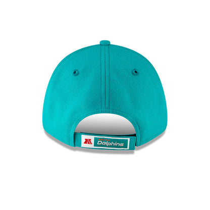 JR. THE LEAGUE YOUTH Miami Dolphins 9FORTY New Era Cap teal Back View