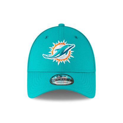 JR. THE LEAGUE YOUTH Miami Dolphins 9FORTY New Era Cap teal Front View