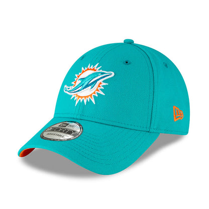 JR. THE LEAGUE YOUTH Miami Dolphins 9FORTY New Era Cap teal Side View
