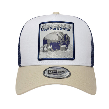 New Era Trucker Cap New York State Bison