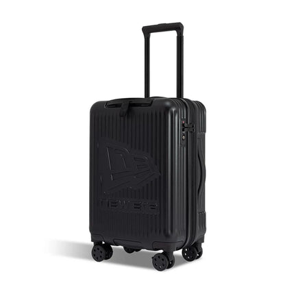 New Era Wheeled Carry-On Suitcase Black black Front View