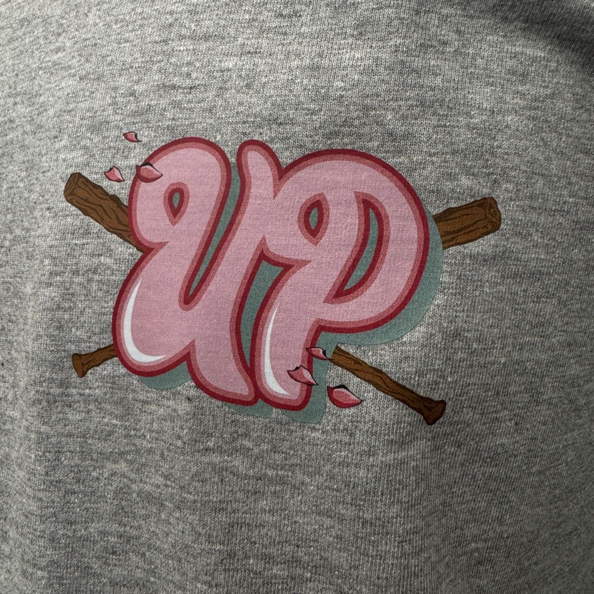 JustFitteds Oversized SAKURA Crossed Bats Shirt