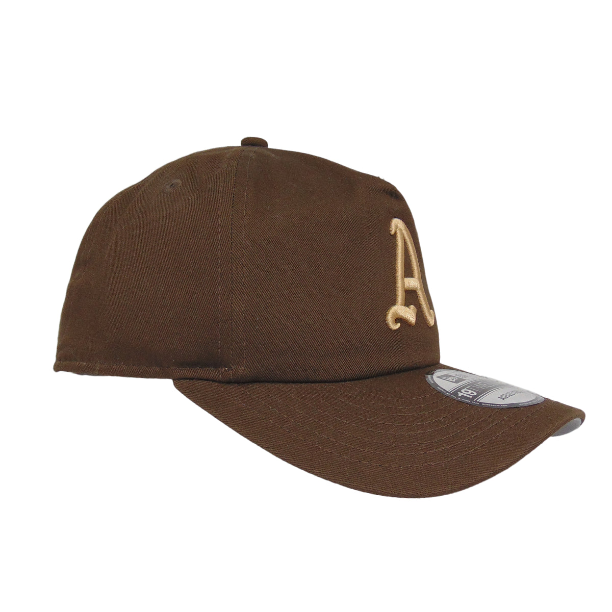 Oakland Athletics Custom New Era 19TWENTY Cap Walnut