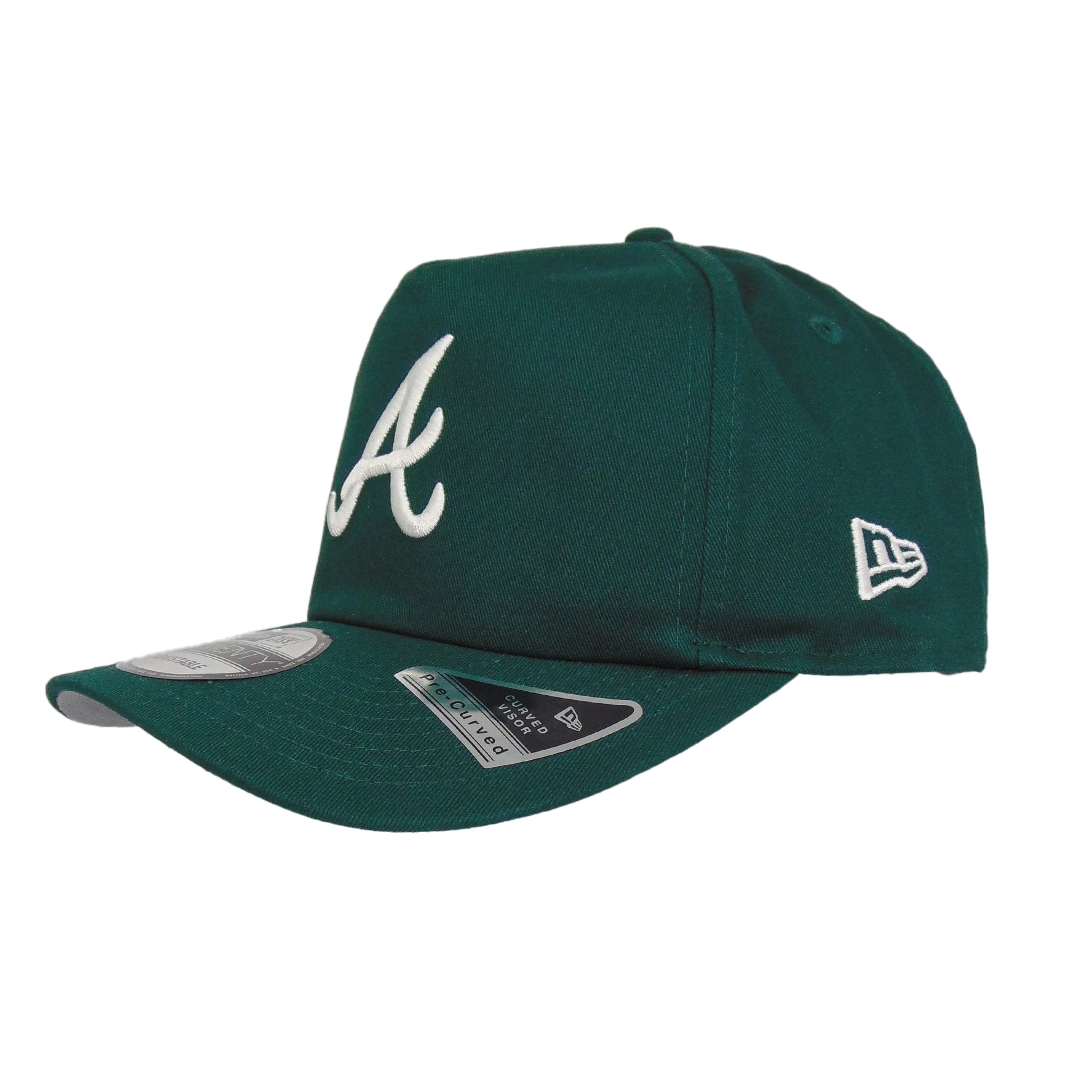 Atlanta Braves Custom New Era 19TWENTY Cap Green