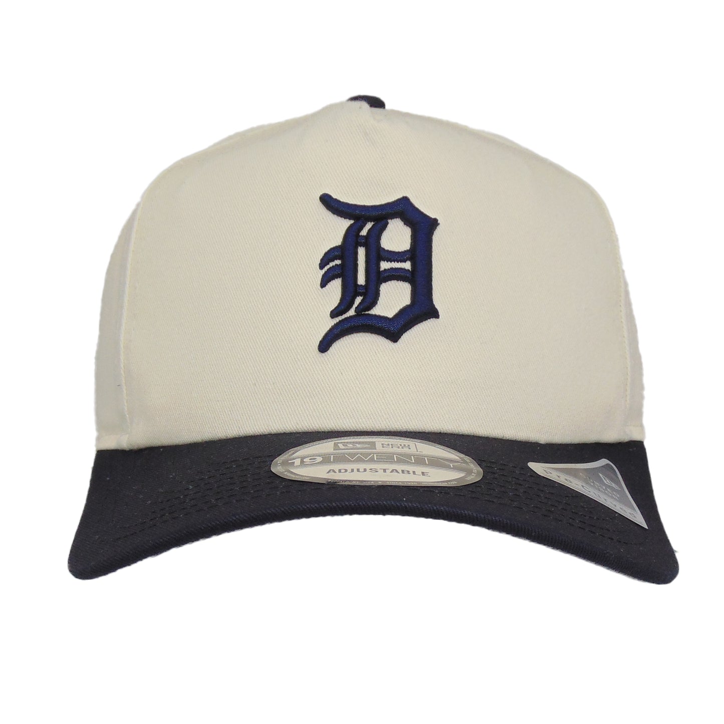 Detroit Tigers Custom New Era 19TWENTY Cap Chrome Navy