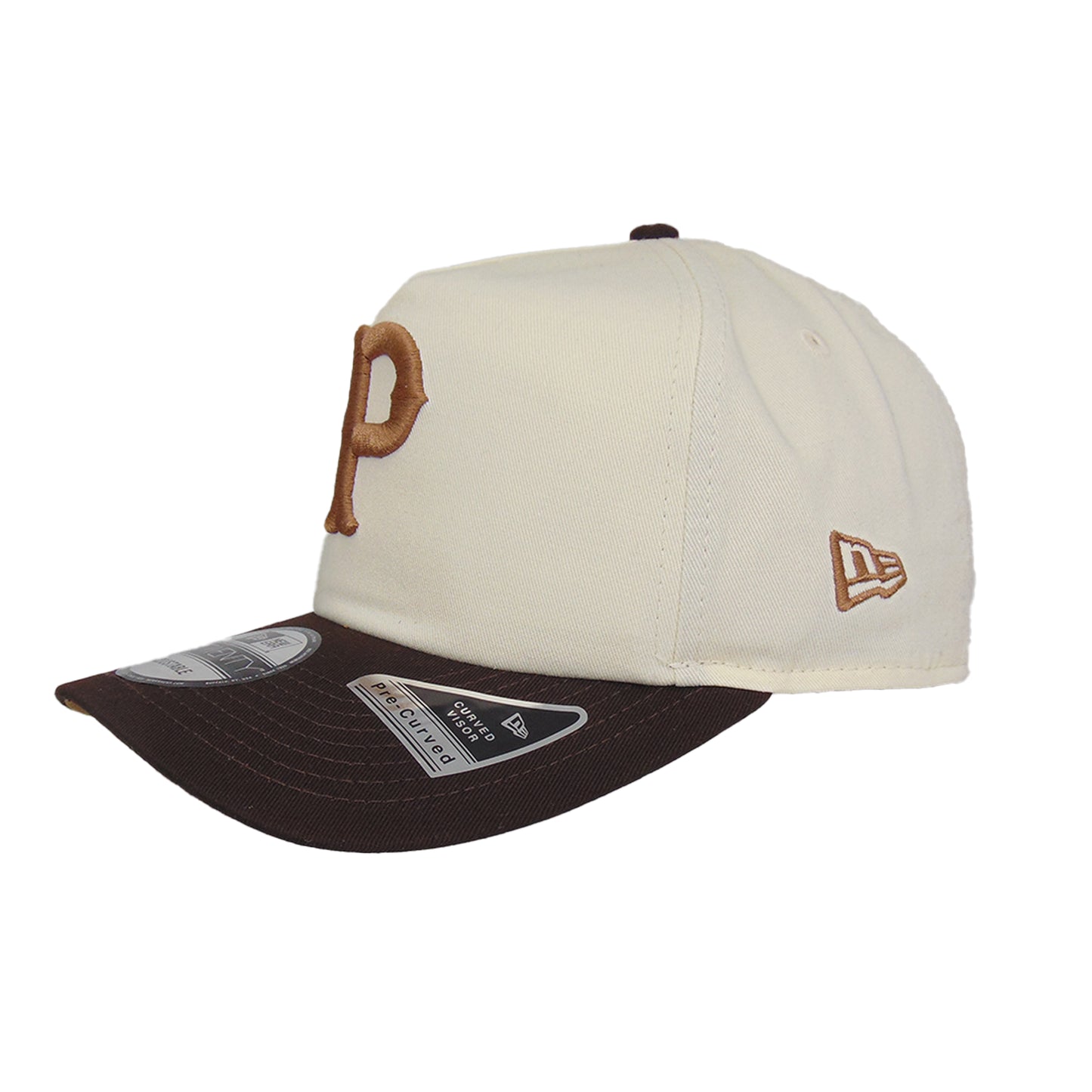 Pittsburgh Pirates Custom New Era 19TWENTY Cap Chrome Brown