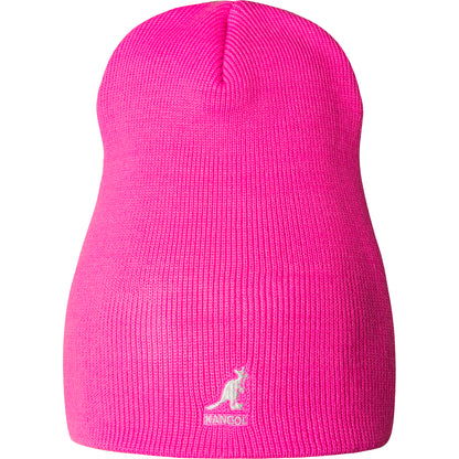 Kangol Pull On Beanie Electric Pink fuchsia Side View