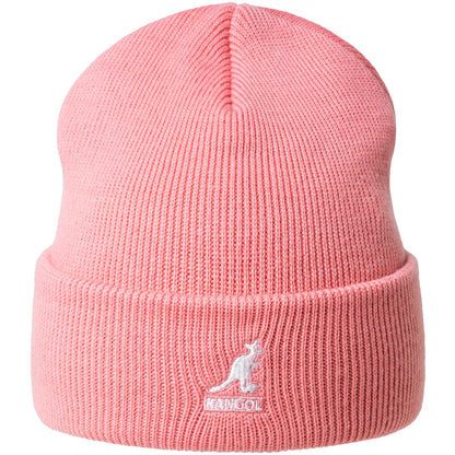 Kangol Pull On Beanie Pepto pink Front View