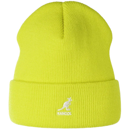 Kangol Pull On Beanie Sulphur lime Front View