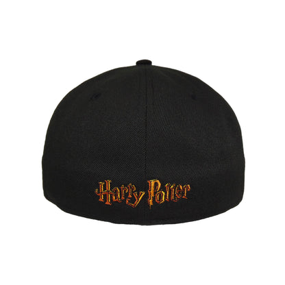 Harry Potter x JF exclusive New Era 59FIFTY Cap Hogwarts black Back View