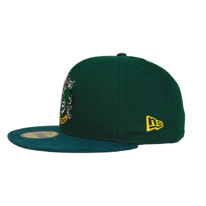 Harry Potter x JF exclusive New Era 59FIFTY Cap Slytherin dark green Side View