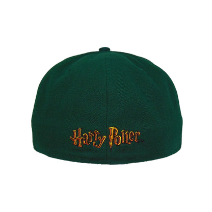 Harry Potter x JF exclusive New Era 59FIFTY Cap Slytherin dark green Back View