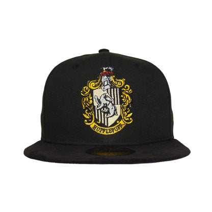 Harry Potter x JF exclusive New Era 59FIFTY Cap Hufflepuff black Front View