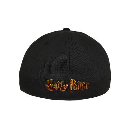 Harry Potter x JF exclusive New Era 59FIFTY Cap Hufflepuff black Back View