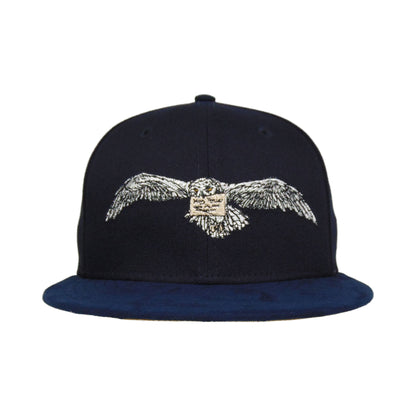 Harry Potter x JF exclusive New Era 59FIFTY Cap Hedwig navy Front View