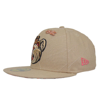 JustFitteds x Skam2 Day Bear 59FIFTY New Era Cap Beige