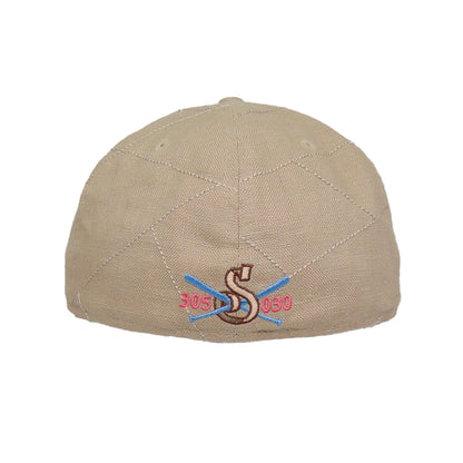 JustFitteds x Skam2 Day Bear 59FIFTY New Era Cap Beige