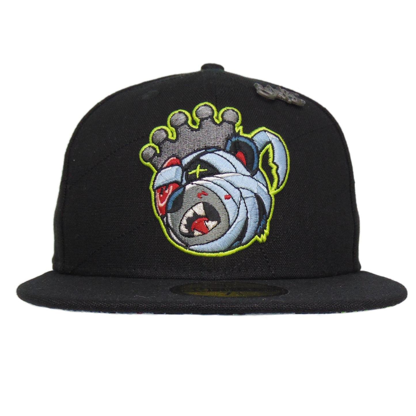 JustFitteds x Skam2 Night Bear 59FIFTY New Era Cap Black