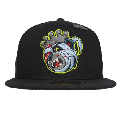 JustFitteds x Skam2 Night Bear 59FIFTY New Era Cap Black