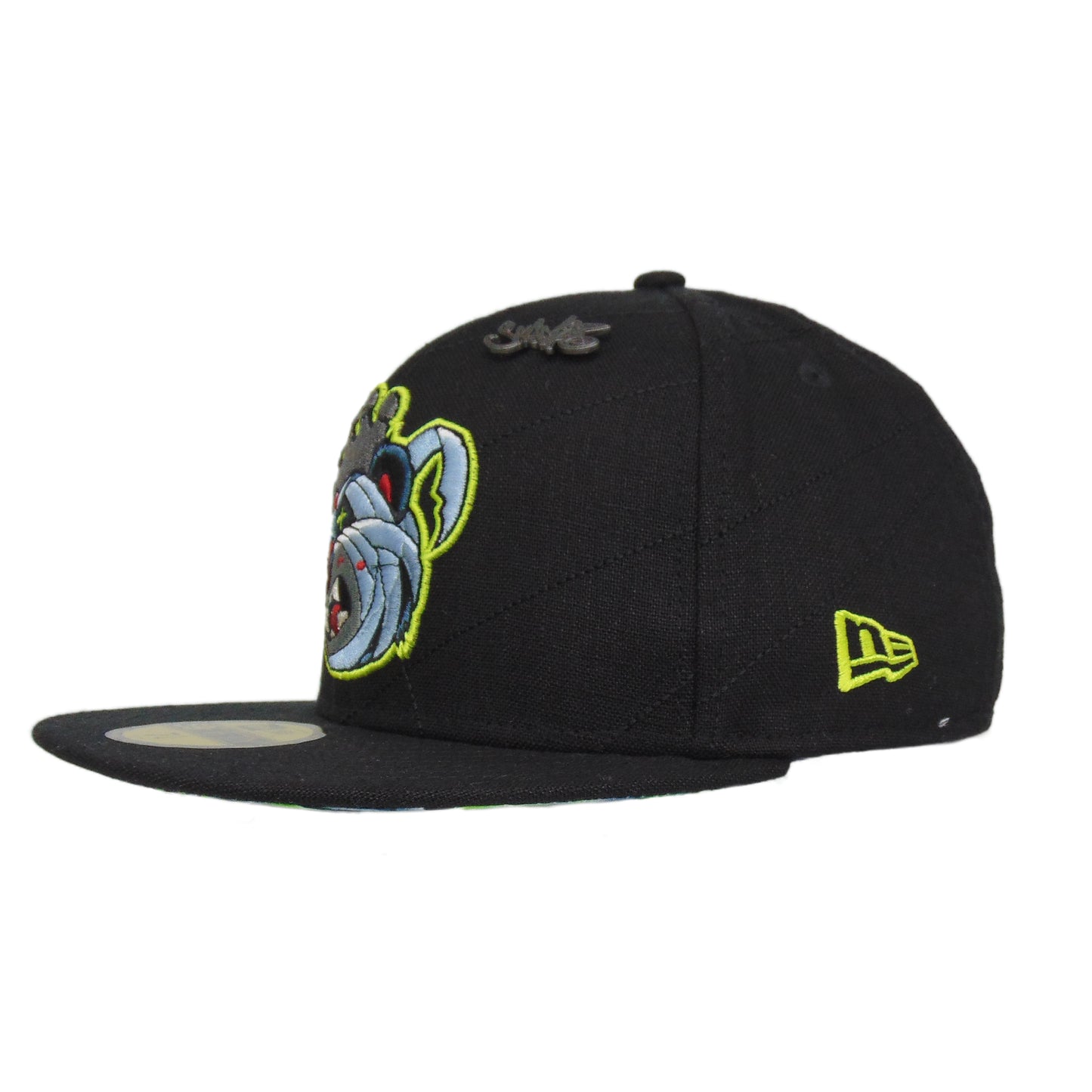 JustFitteds x Skam2 Night Bear 59FIFTY New Era Cap Black