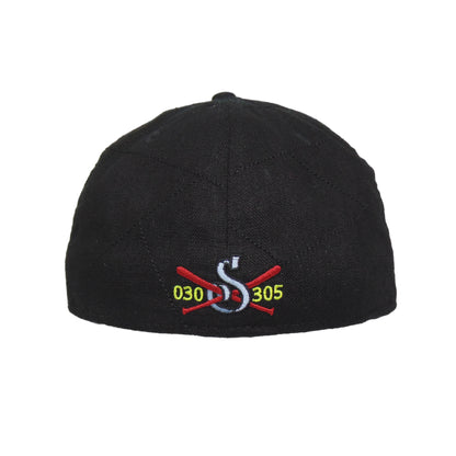 JustFitteds x Skam2 Night Bear 59FIFTY New Era Cap Black
