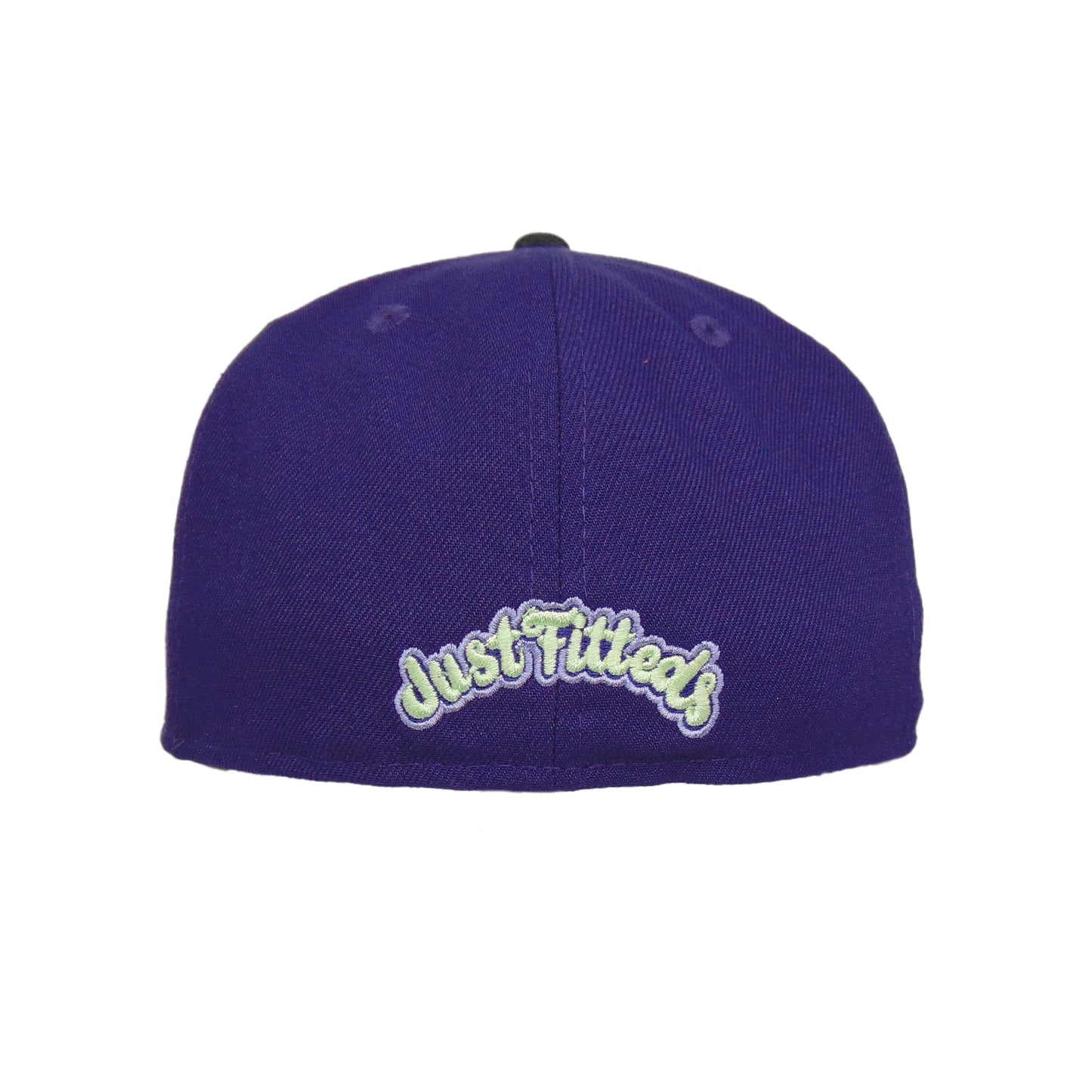 JustFitteds Crossed Bats 59FIFTY New Era Cap Purple