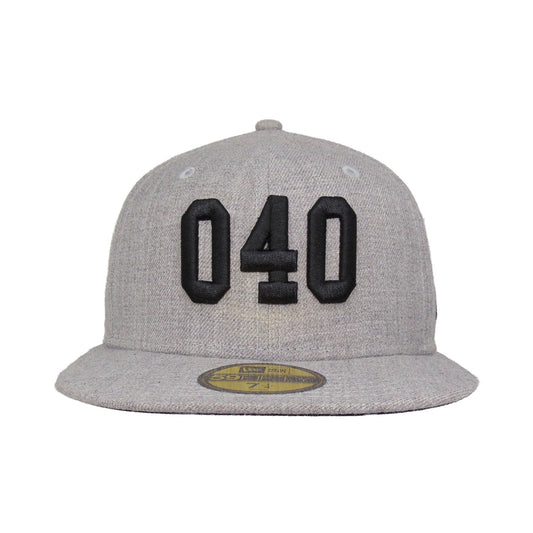 JustFitteds 040 New Era 59FIFTY Cap Heather Grey