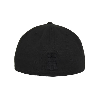 JustFitteds 040 New Era 59FIFTY Cap Blackout black Undervisor View