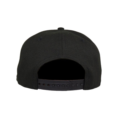 Justfitteds Custom New Era 9FIFTY Snapback Cap Altona black 
red Back View