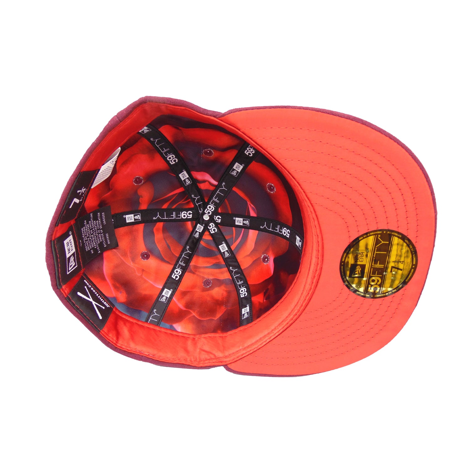 JustFitteds Crossed Bats 59FIFTY New Era Cap The Rose Bearer