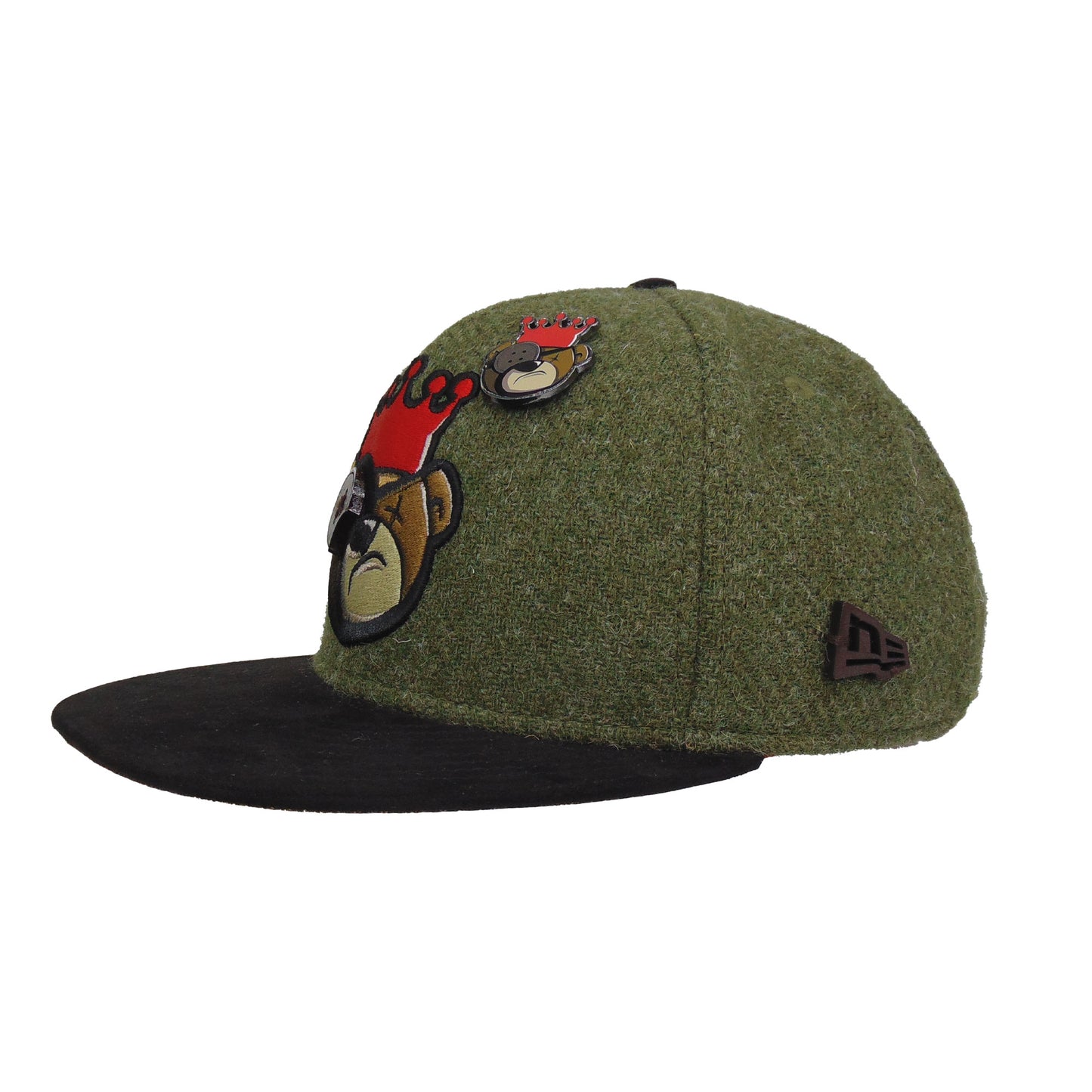 JustFitteds Berlin Bear 59FIFTY New Era Cap Button Bear Harris Tweed