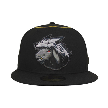 JustFitteds False Flag 59FIFTY Cap Black Gloriole black Front View