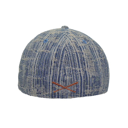 JustFitteds Black Sheep 59FIFTY New Era Cap Distressed Denim light blue Back View