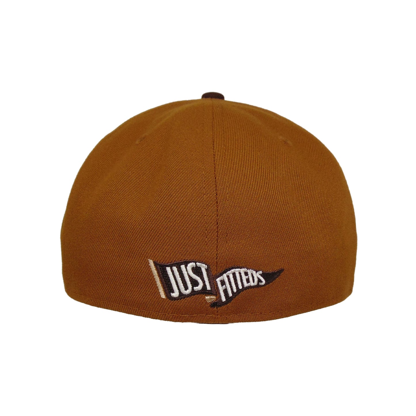 JustFitteds Crossed Bats Logo New Era 59FIFTY Coffee LVR