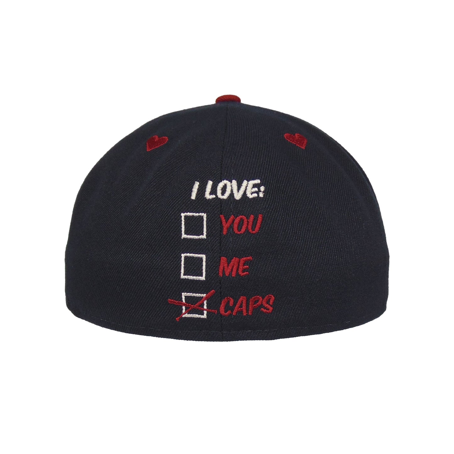 JustFitteds Crossed Bats 59FIFTY New Era Cap Valentines Day