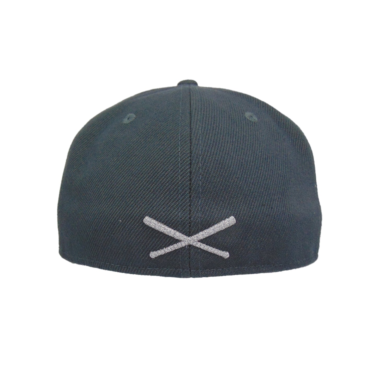 JustFitteds x Halley Stevensons Crossed Bats Logo New Era 59FIFTY Cap Dark Charcoal