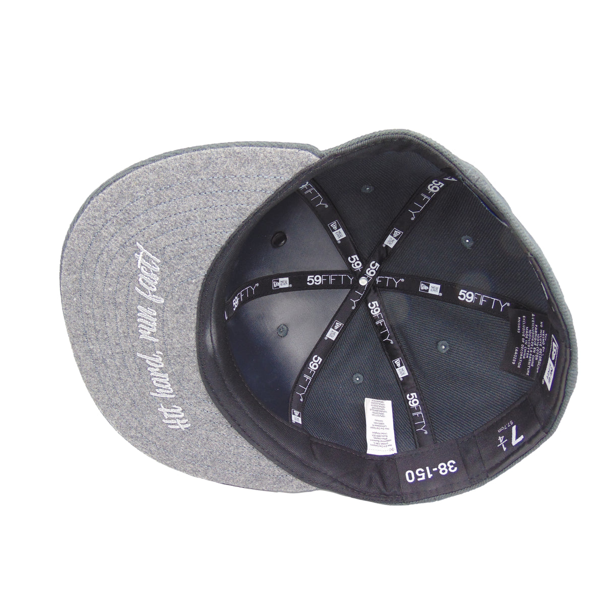 JustFitteds x Halley Stevensons Crossed Bats Logo New Era 59FIFTY Cap Dark Charcoal