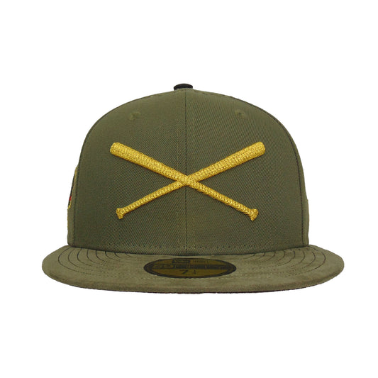 JustFitteds Crossed Bats Logo New Era 59FIFTY Cap Ramins Birthday