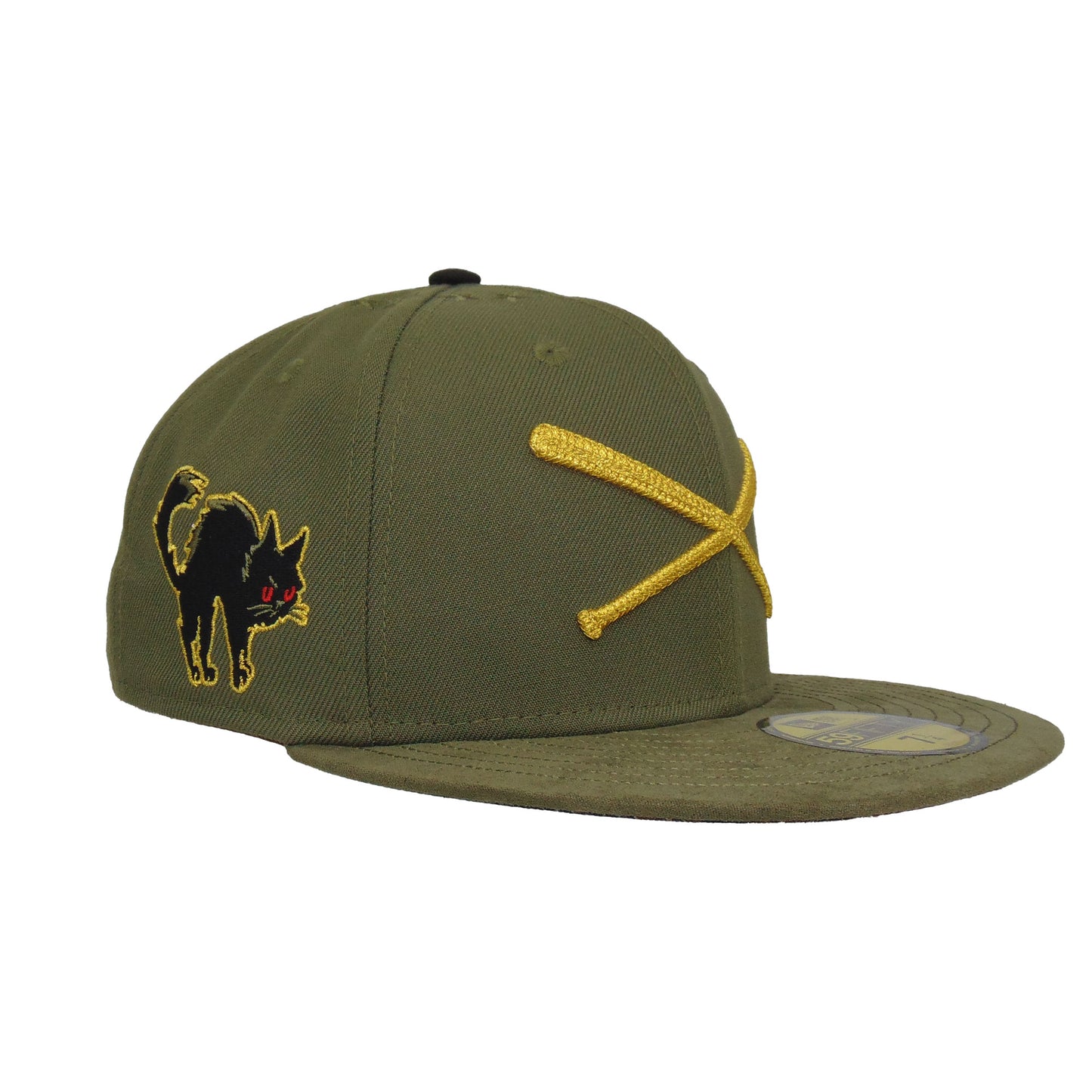 JustFitteds Crossed Bats Logo New Era 59FIFTY Cap Ramins Birthday
