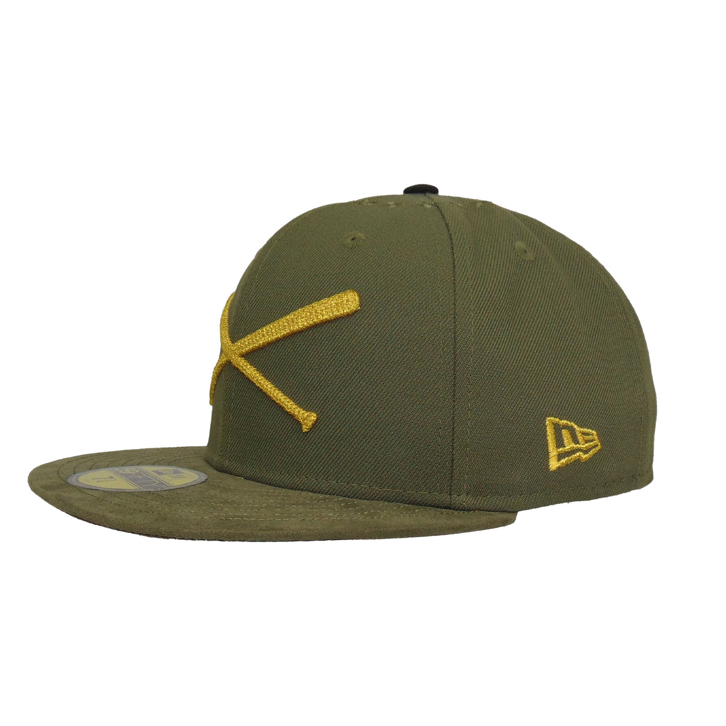 JustFitteds Crossed Bats Logo New Era 59FIFTY Cap Ramins Birthday