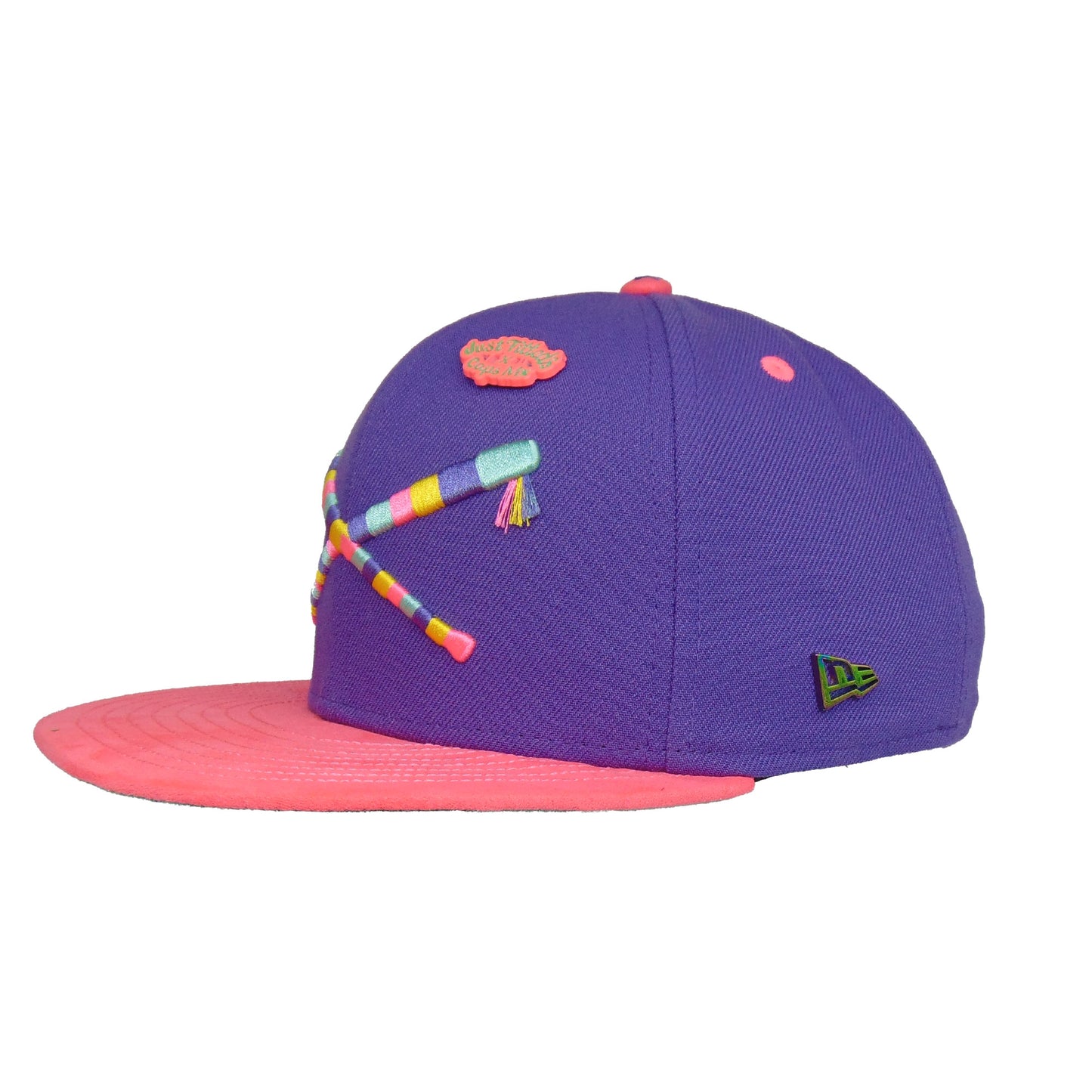 Caps MX x JustFitteds Crossed Bats Logo New Era 59FIFTY Cap Pinata